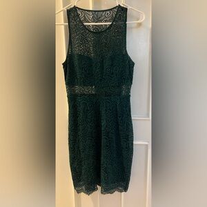 Express dress, emerald green